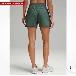 Lululemon License to Train High-Rise Short 4" Size 4 In Dark Hunter Green